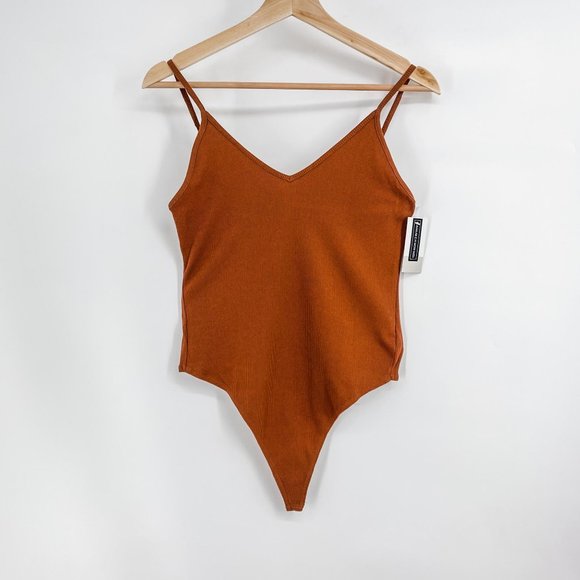 Nordstrom Tops - Bodysuit ribbed v neck from Nordstrom L